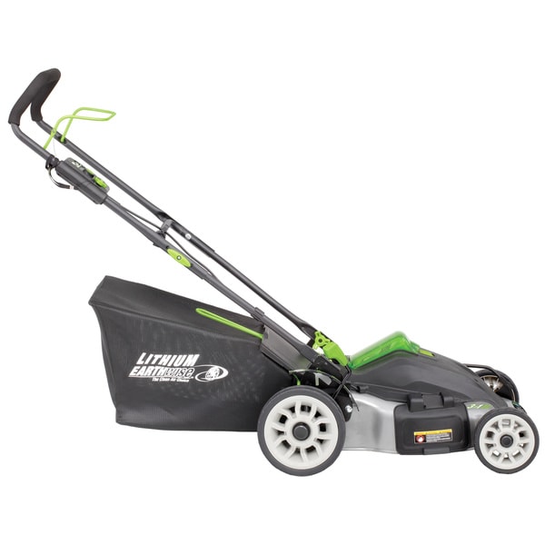 Earthwise Cordless 40 volt Lithium Ion 18 inch Lawn Mower Bed Bath Beyond 9665751