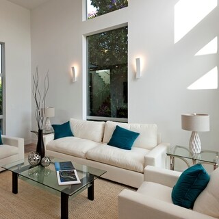 Alumilux E41307-WT White Long Aluminum Wall Sconce