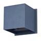 preview thumbnail 2 of 2, Alumilux E41308-BZ Grey Box Aluminum Wall Sconce