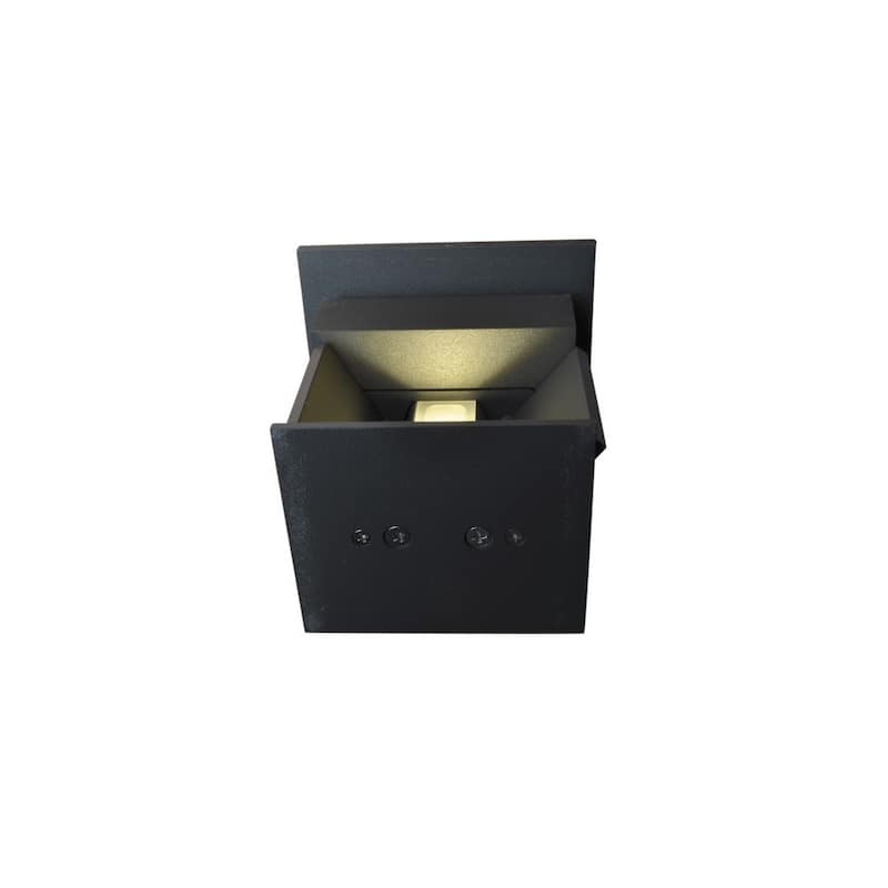 Alumilux E41308-BZ Grey Box Aluminum Wall Sconce