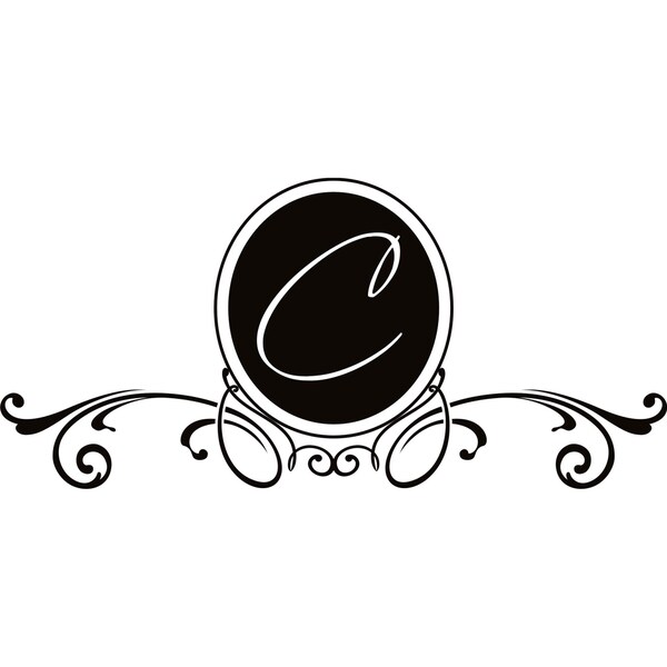 vinyl monogram price listing Shop Design on Style C Monogram Vinyl Wall Art Lettering - Overstock - 9666483