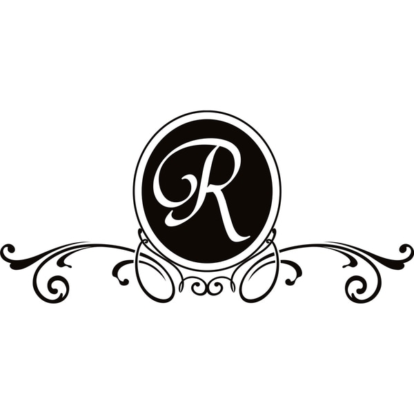 Design on Style R Monogram Vinyl Wall Art Lettering - Free Shipping On ...