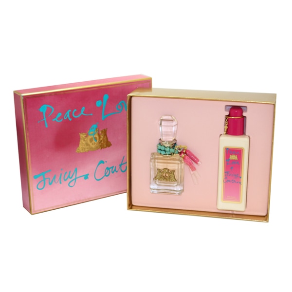 Juicy Couture Peace Love and Womens 2 piece Fragrance Set  