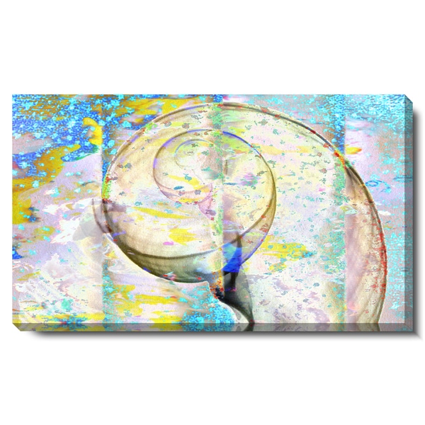 Studio Works Modern 'Neptune Seashell' Fine Art Gallery Wrapped Canvas Print