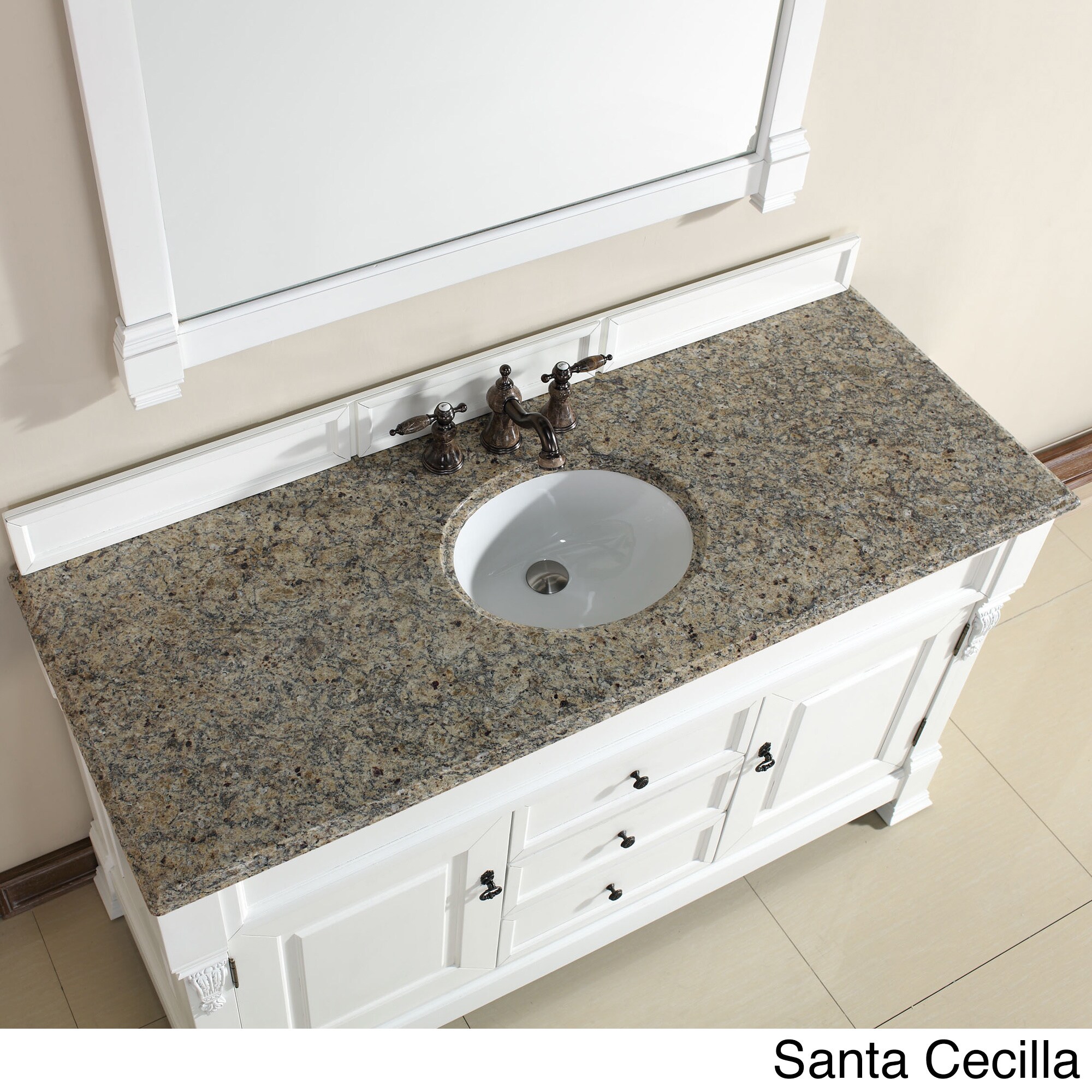 Shop Brookfield 60 Cottage White Single Vanity Free Shipping