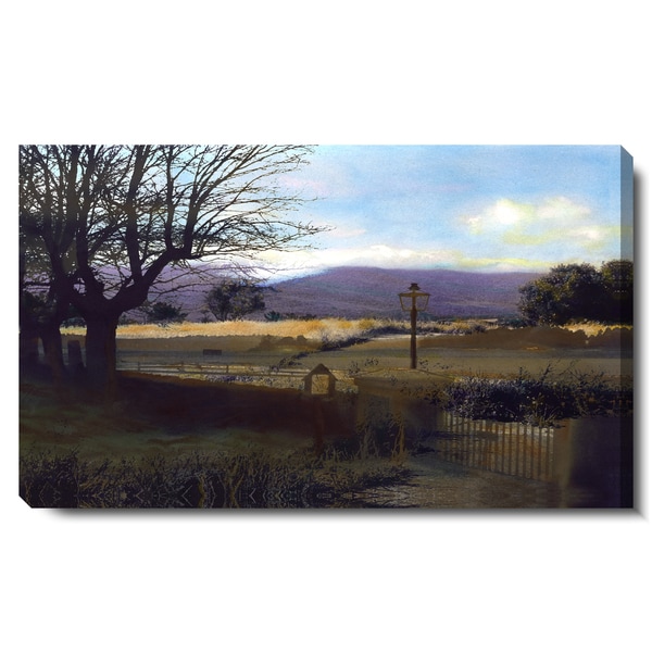 Studio Works Modern Country Evening Fine Art Gallery Wrapped Canvas