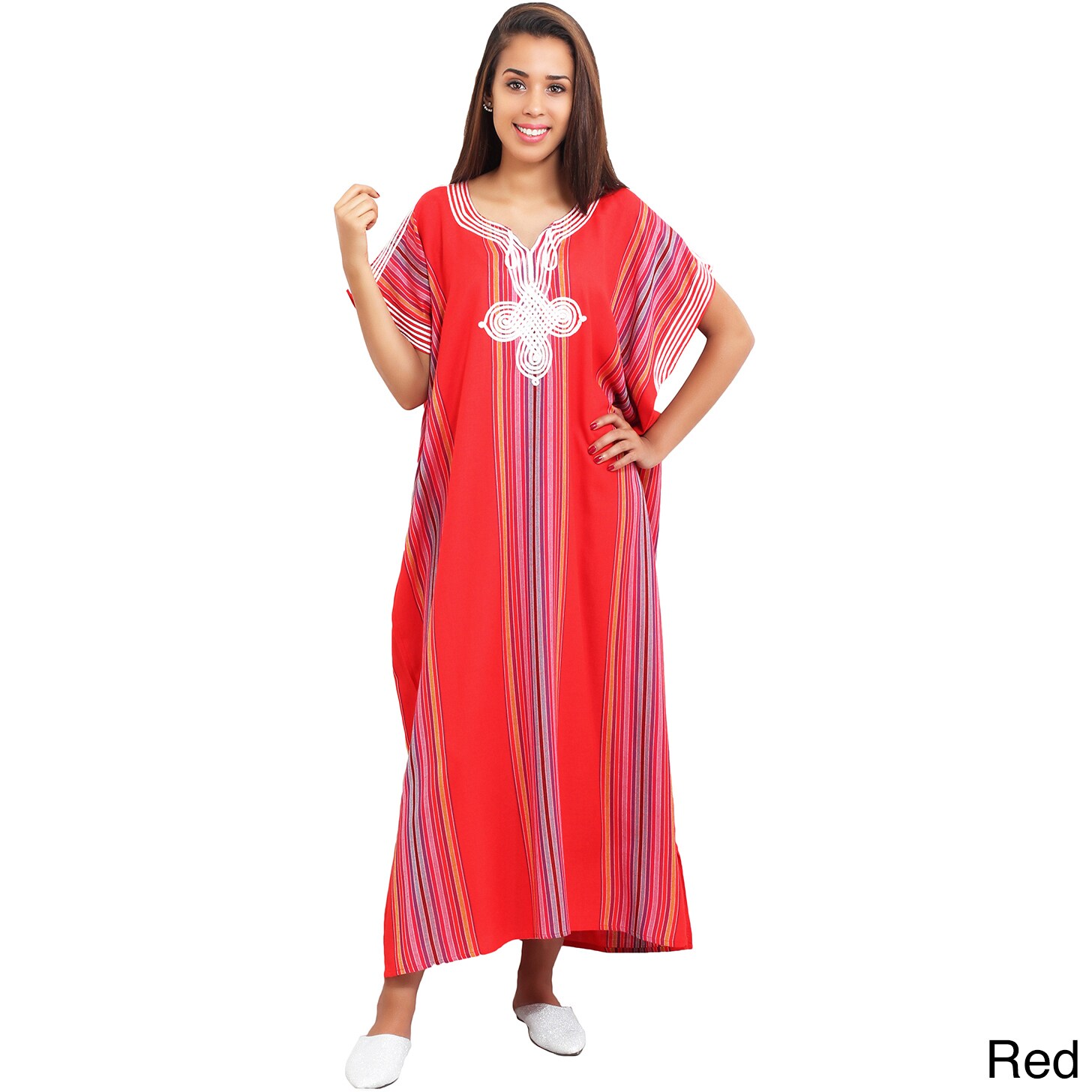 embroidered caftan