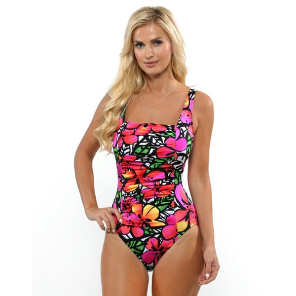 womens pink swimsuit