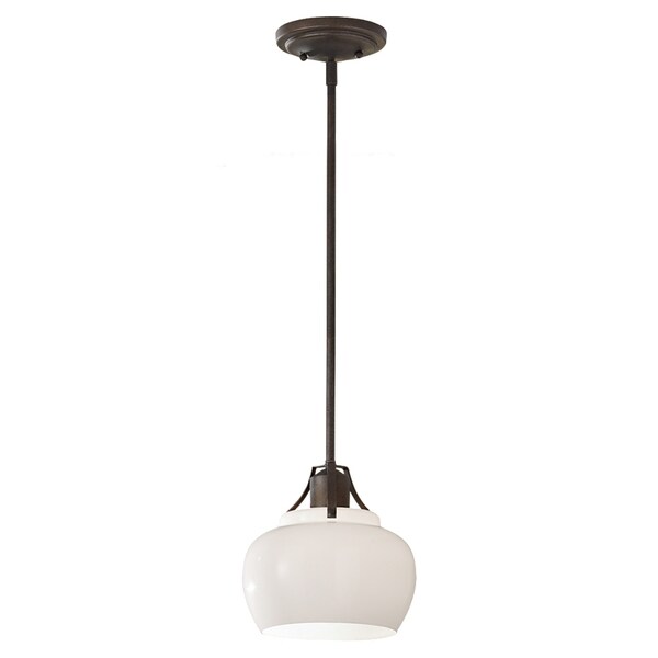 Mini Rustic Iron 1-light Pendant