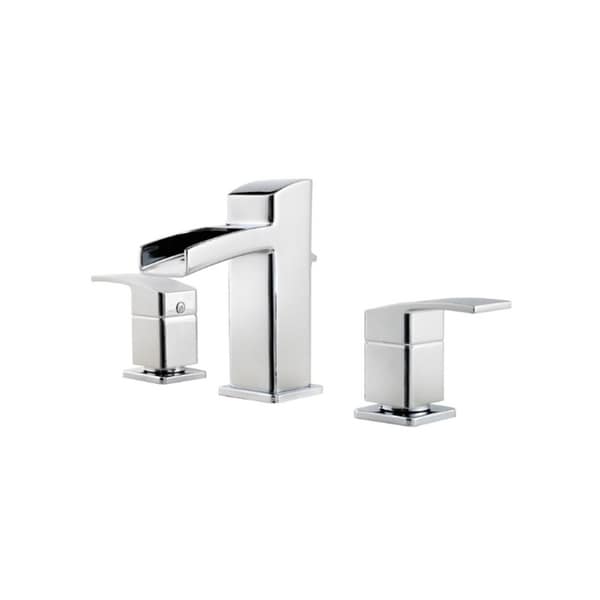 Pfister Kenzo Lavatory 49 KZ 8IN Widespread 2 handle Chrome Faucet