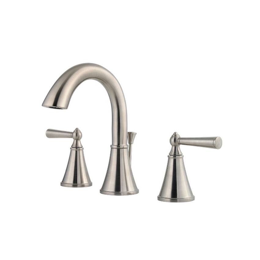 Pfister Saxton Lavatory 49 SX 8IN Widespread 2-handle Brushed nickel Faucet