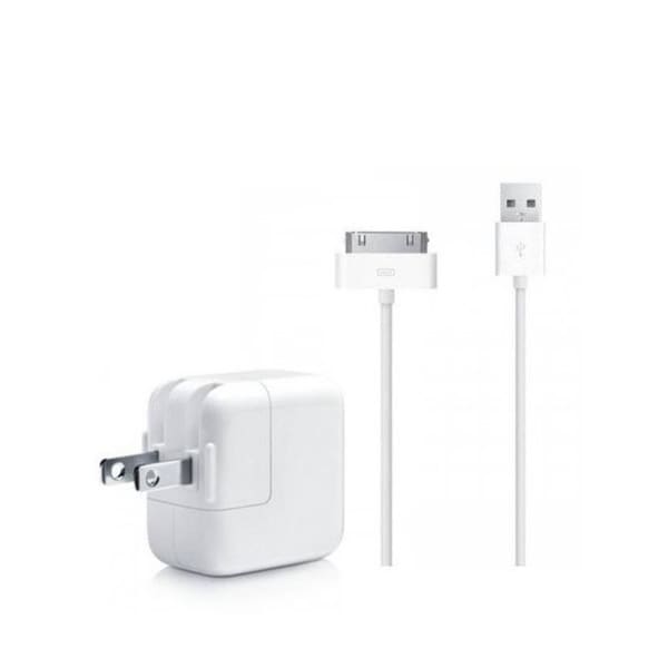 Apple OEM USB Cable Power Cord with 12W Wall Charger for Apple iPad 1/2 ...