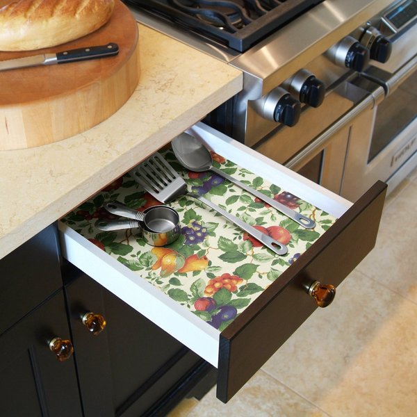 Con-Tact Brand Grip Prints Non-Adhesive Non-Slip Shelf and Drawer Liner - Sonoma 12-inch x 60-inch (6 Pack)