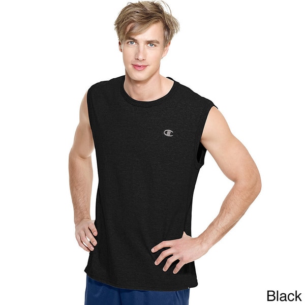 champion cotton jersey men's muscle tee