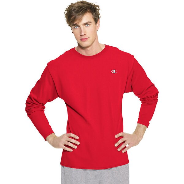 champion jersey long sleeve t shirt