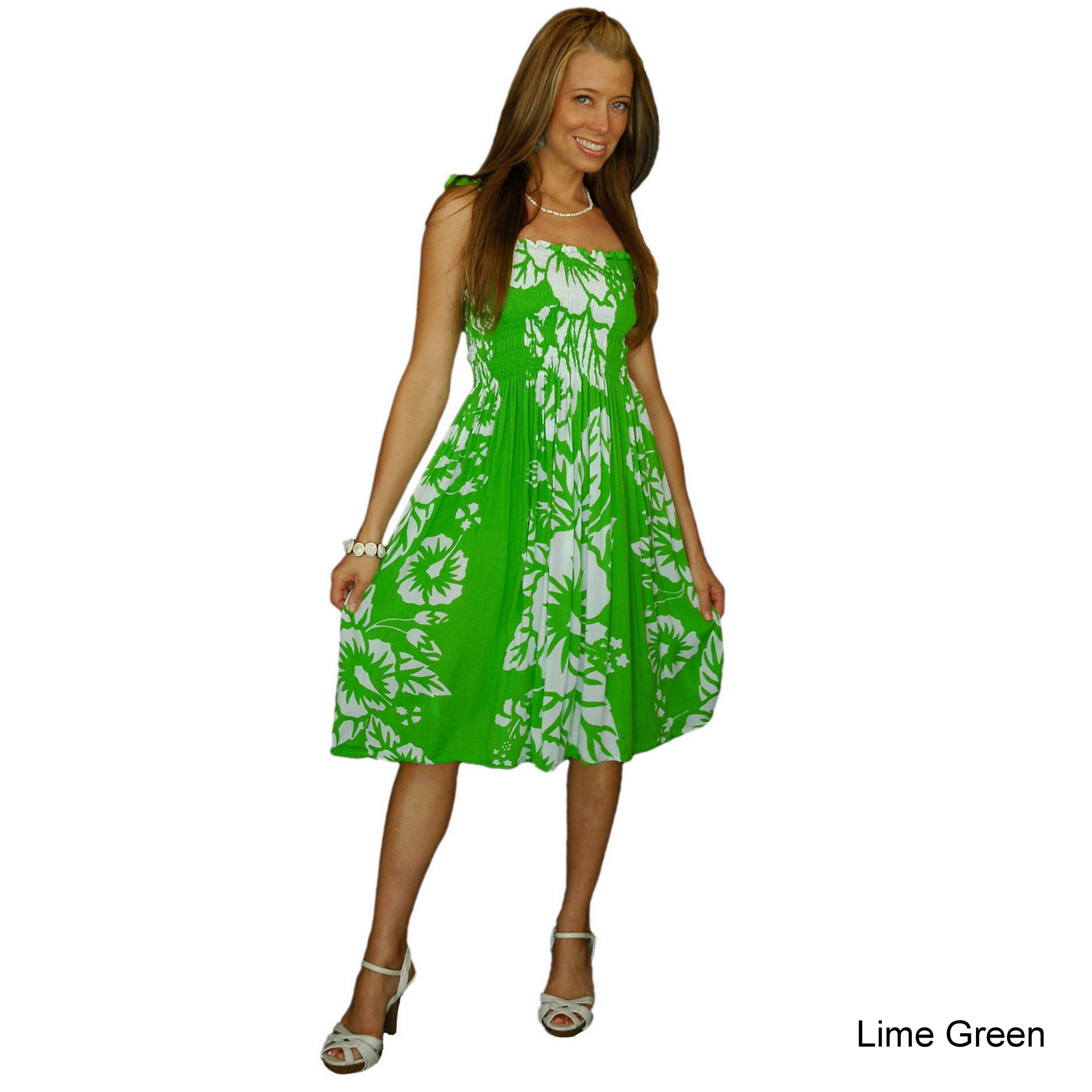 lime green sundress