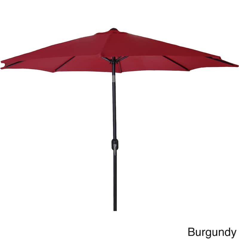 9-foot Steel Outdoor Patio Umbrella