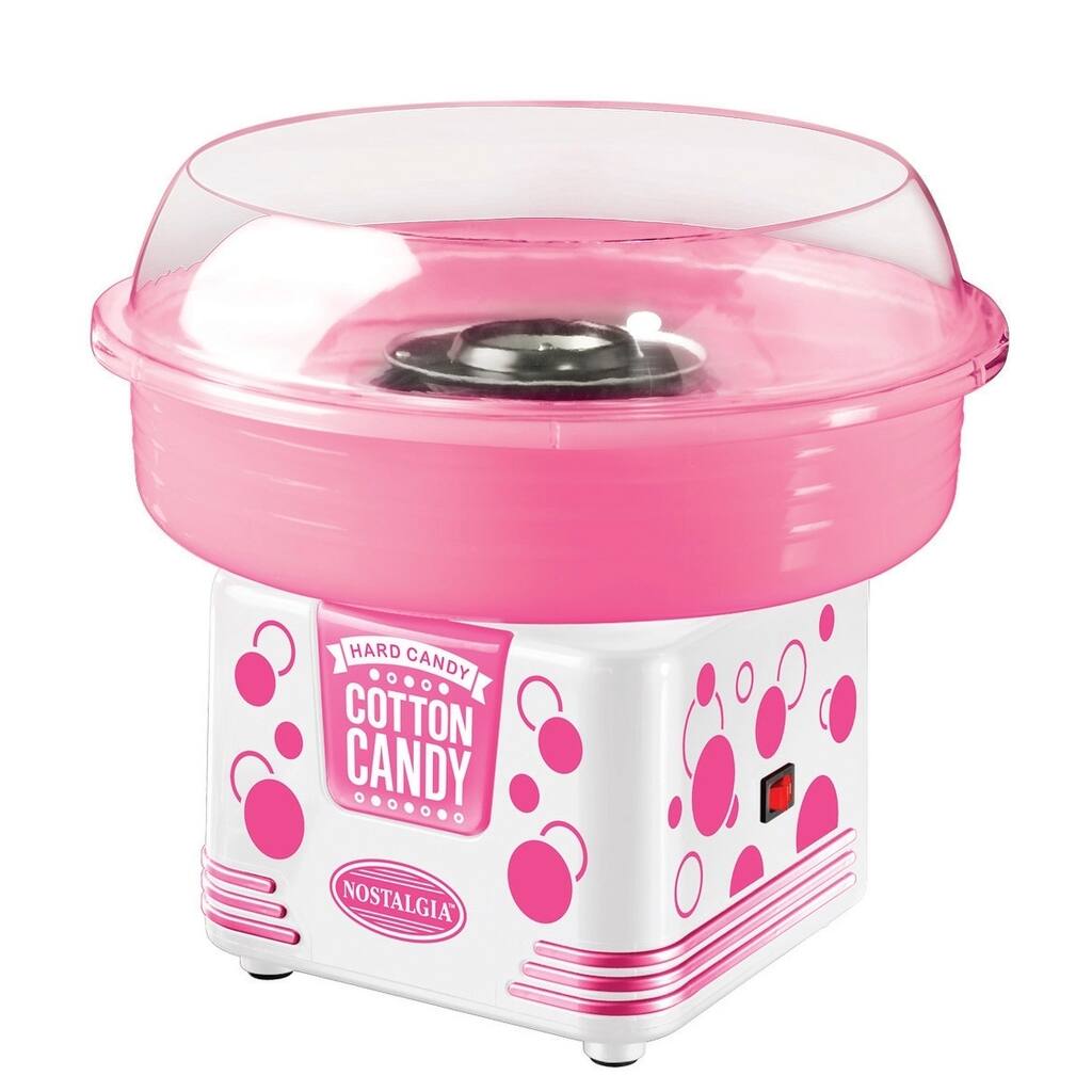 Nostalgia PCM405WMLN Hard & Sugar-Free Hard Candy Cotton Candy Maker
