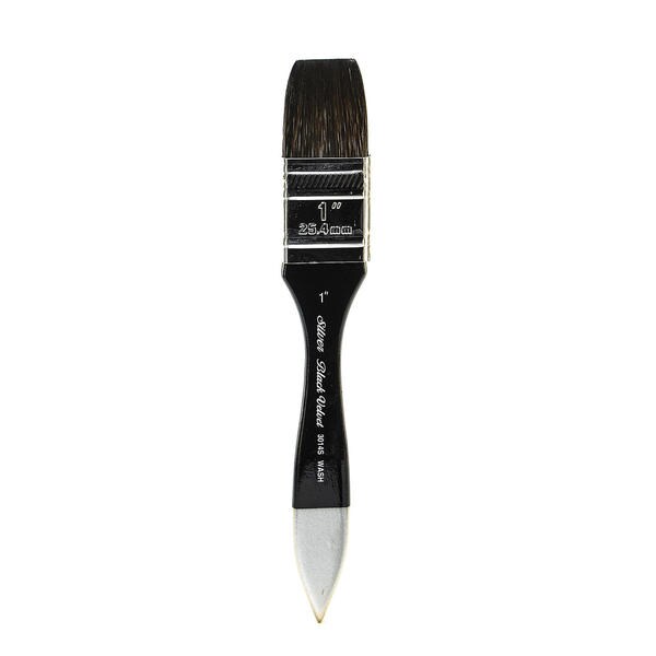 PACK OF 2 Silver Brush Black Velvet Series Brushes 1 script liner 3007S