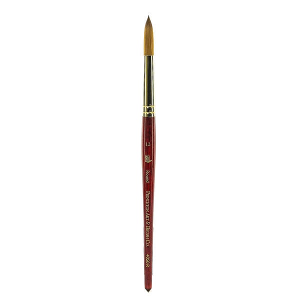 Princeton Heritage Series 4050 Round Synthetic Sable Size 24 Golden Taklon Brush for Watercolor /& Acrylic
