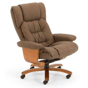 Vinci Stone Nubuck Bonded Leather Office Chair