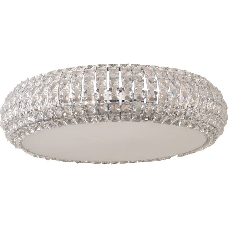 Bijou Chrome 6-light Flush Mount - Bijou 6-Light Flush Mount