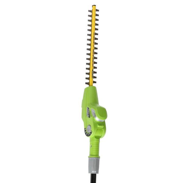 earthwise cordless pole hedge trimmer