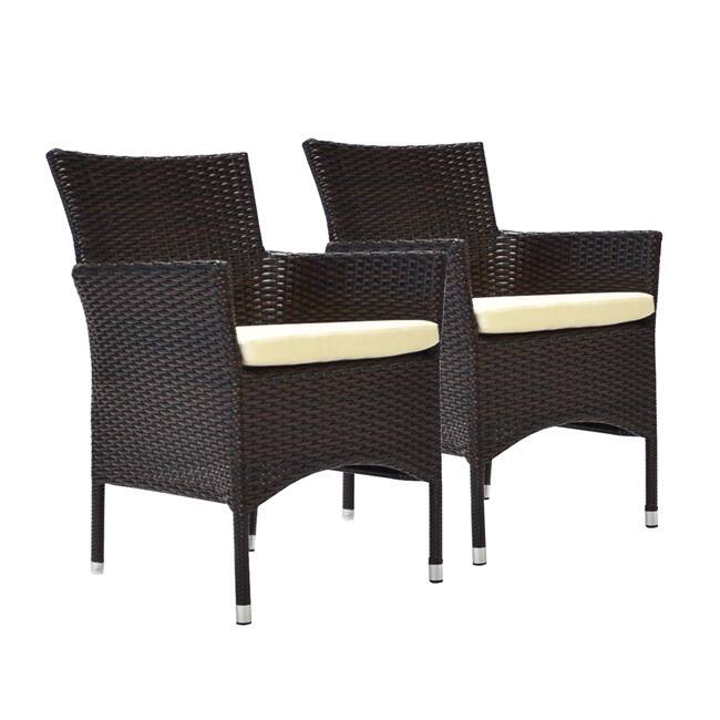 Bienal Bora Stocking Dining Side Chair with Cushion (Set of 2)