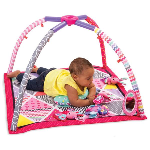 Shop Infantino Lil Gems Twist And Fold Activity Gym In Pink