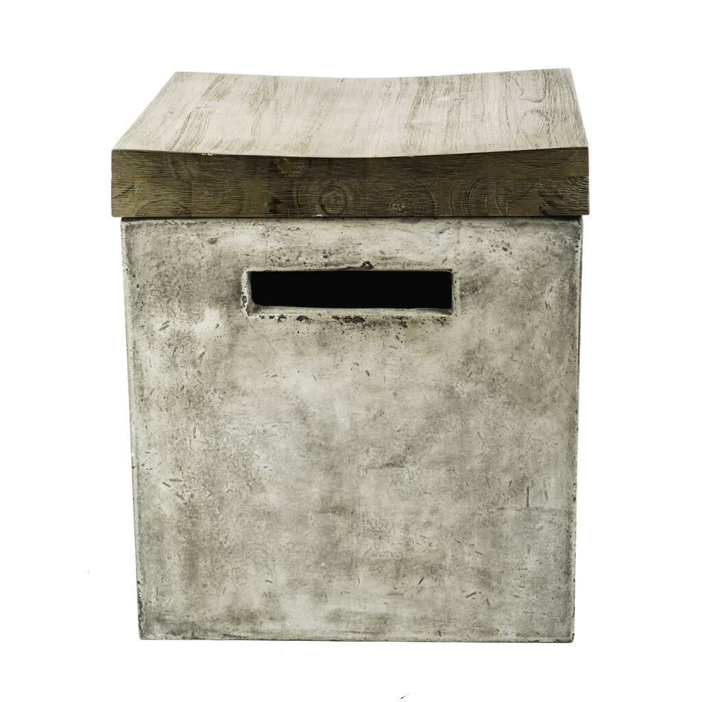 Handmade Eco-concrete Cabana Stool (Vietnam)