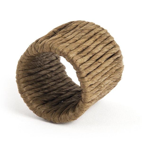 Raffia Design Napkin Ring (Set of 4)   16858062  