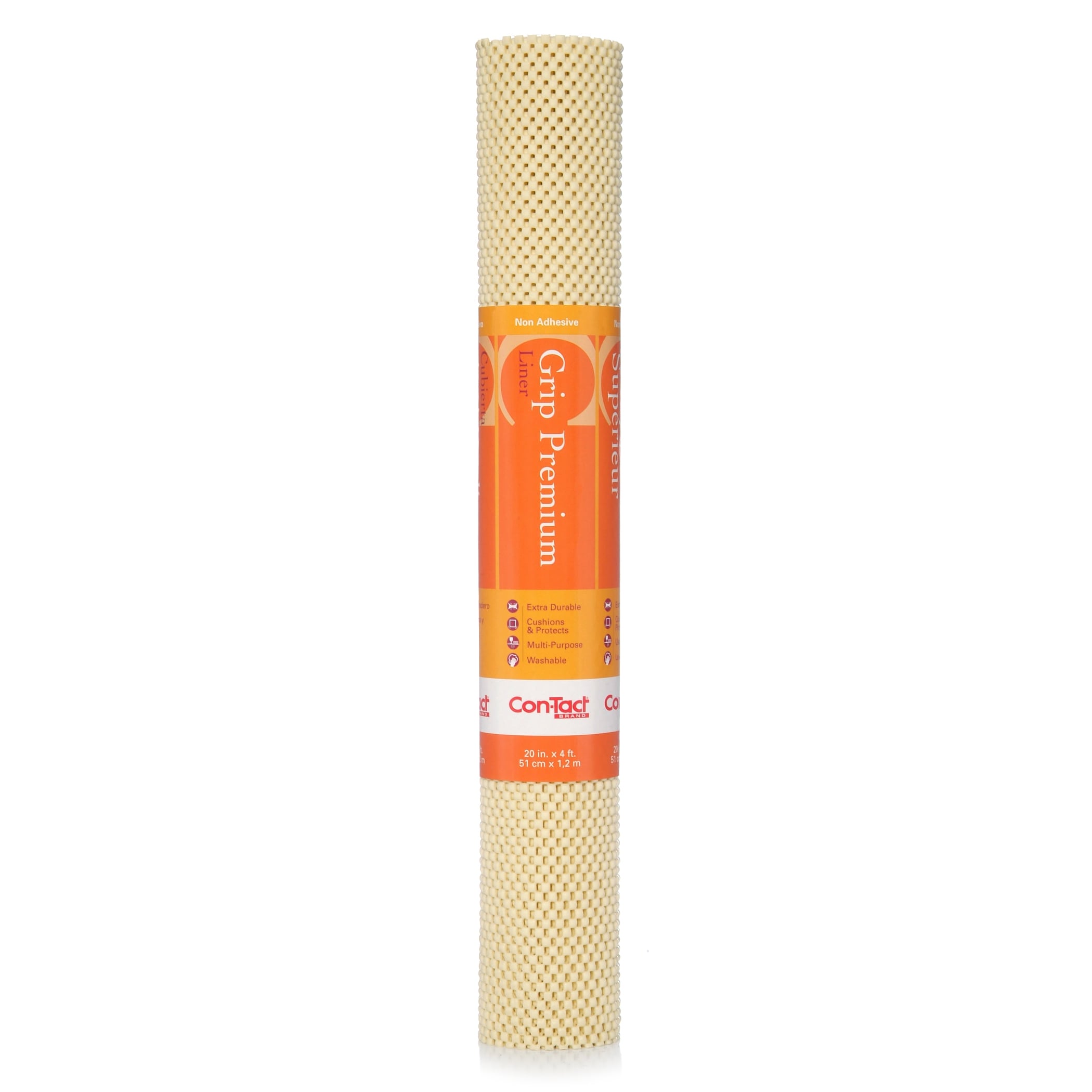 Con-Tact Brand Grip Premium Non-Adhesive Non-Slip Shelf and Drawer Liner, Aloe 20 x 48-Inch (6 Pack)