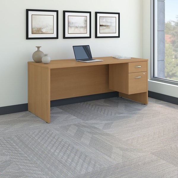 Shop Series C 72w X 30d Office Desk With 3 4 Pedestal Free