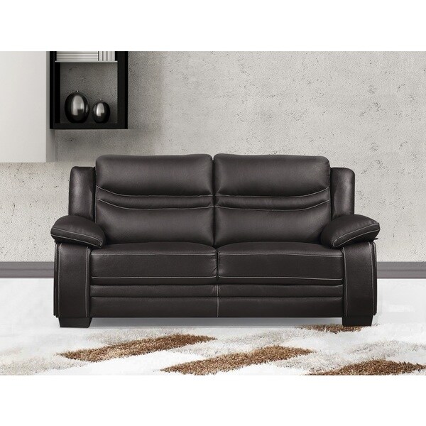 Winnie Bonded Leather Modern Arm Chair