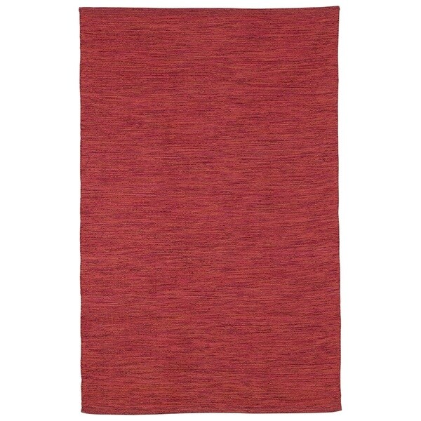 Handmade Indo Cancun Sunset Geometric Area Rug (India) - 4' x 6'