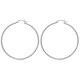 preview thumbnail 3 of 2, Roberto Martinez Silver 2.8-inch Hoop Earrings
