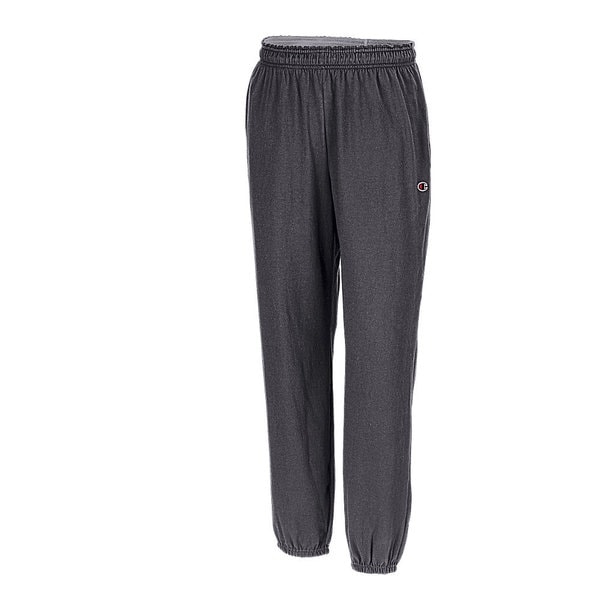 champion men's closed bottom light weight jersey sweatpant