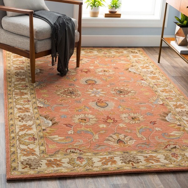 Hand-tufted Nia Traditional Wool Area Rug (7'6 x 9'6) - 7'6" x 9'6"