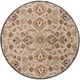 preview thumbnail 36 of 93, Handmade Trajan Persian Traditional Wool Area Rug 9'9" Round/Surplus - Beige - Runner/Round
