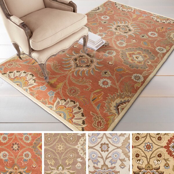 Hand-tufted Noah Traditional Wool Area Rug - 10' x 14'