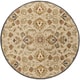 preview thumbnail 76 of 93, Handmade Trajan Persian Traditional Wool Area Rug 6' Round/Surplus - Beige - Runner/Round