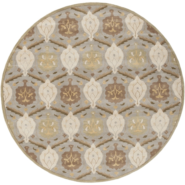 Hand tufted Sofia Traditional Wool Rug (6 Round)