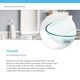 preview thumbnail 8 of 22, 601 Aqua Colored Glass Vessel Sink, with Chrome Vessel Faucet, Sink Ring, and Vessel Pop-up Drain
