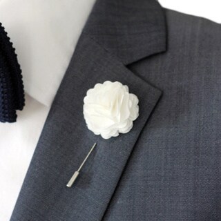 Solid Mens Lapel Flower Pin
