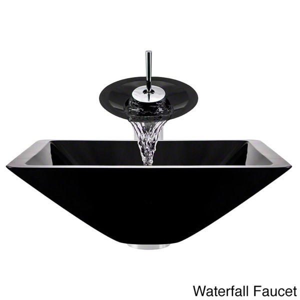 MR Direct 603 Black Chrome Bathroom Ensemble