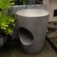 preview thumbnail 4 of 4, Dark Grey Eco-concrete Bolt Table (Vietnam)