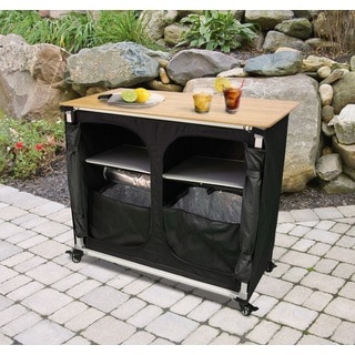 Jordan Manufacturing Bamboo-top Portable Bar - Free ... Jordan Manufacturing Bamboo-top Portable Bar - Free ... on Portable Backyard Bar id=95881