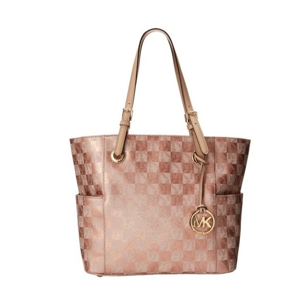 michael kors checkered tote