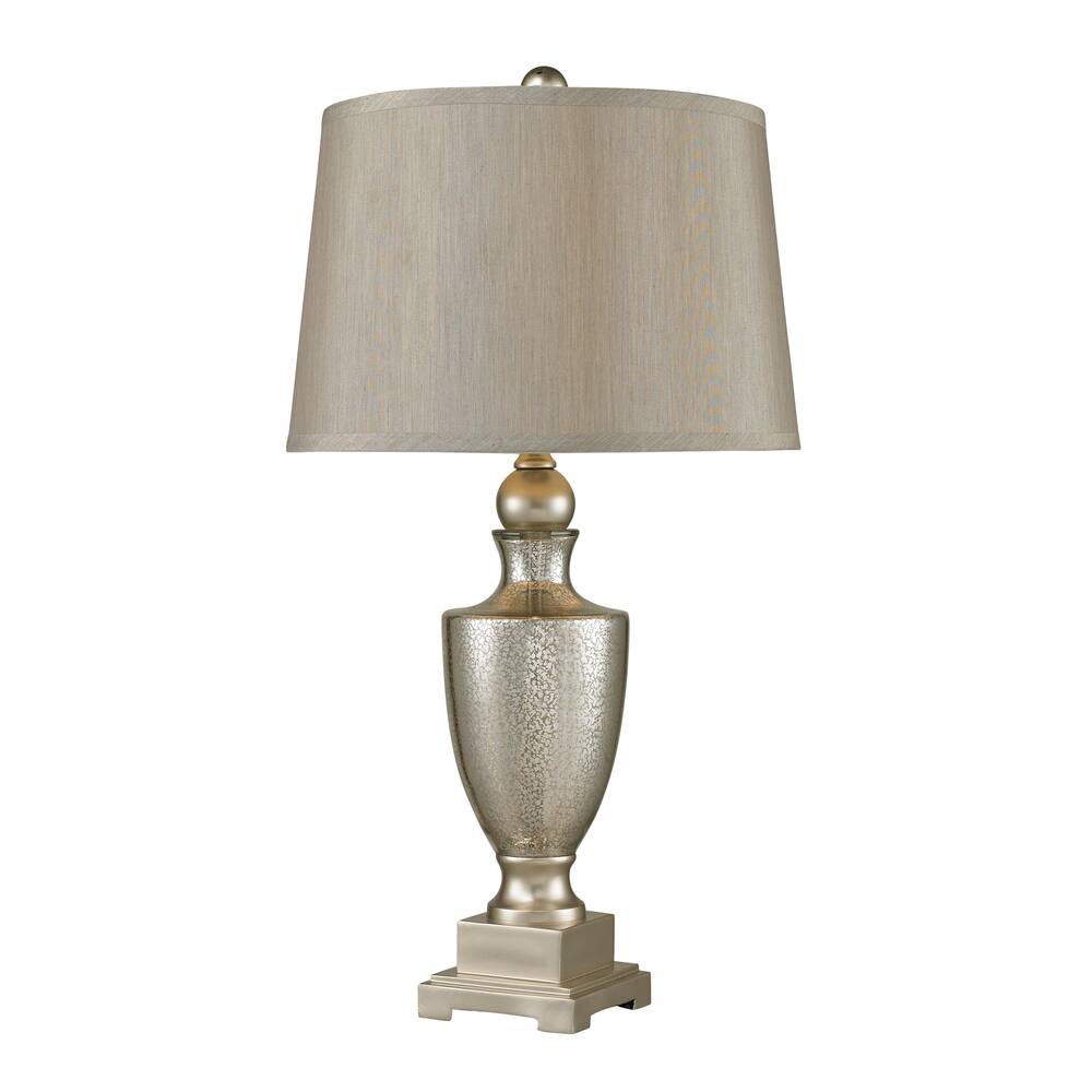 Antique 1-light Mercury Glass Table Lamp (Set of 2)