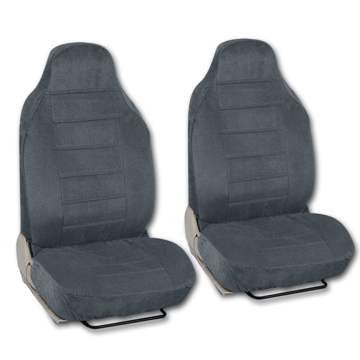 For Ford Ranger 2 Black Fabric Car Seat Covers 9 Pcs Full Set New In A 